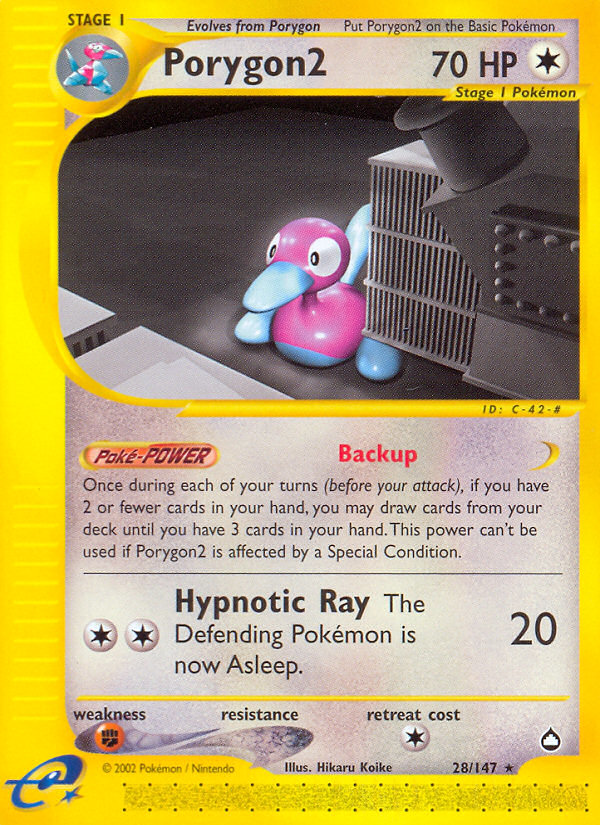 Porygon2 (28/147) [Aquapolis] Pokémon