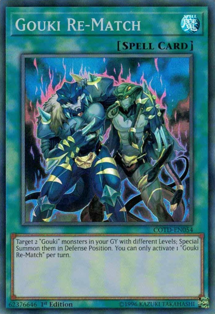 Gouki Re-Match [COTD-EN054] Super Rare Yu-Gi-Oh!