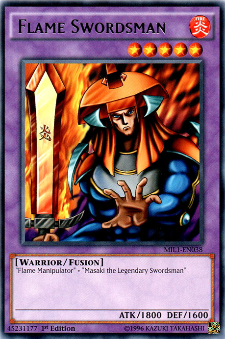 Flame Swordsman [MIL1-EN038] Rare Yu-Gi-Oh!