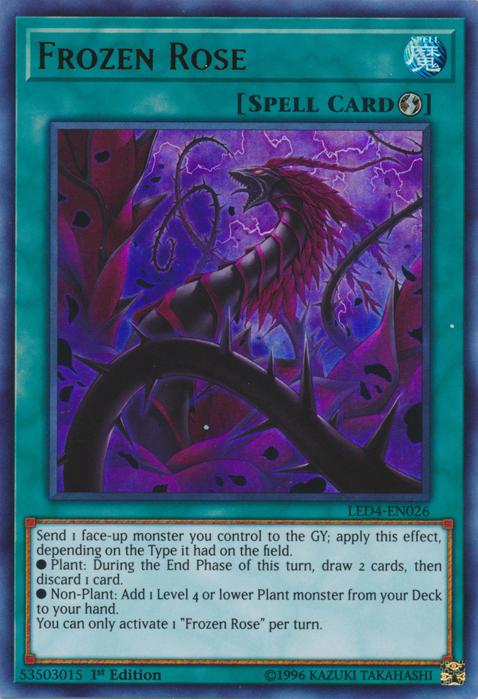 Frozen Rose [LED4-EN026] Ultra Rare Yu-Gi-Oh!