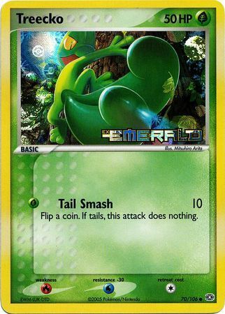 Treecko (70/106) (Stamped) [EX: Emerald] Pokémon