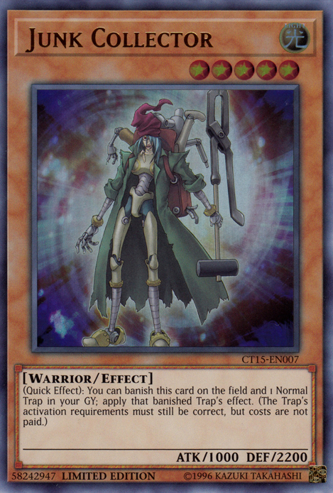 Junk Collector [CT15-EN007] Ultra Rare Yu-Gi-Oh!