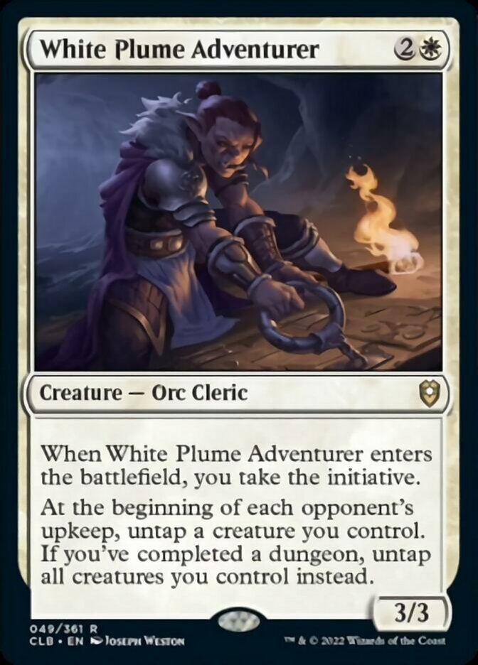 White Plume Adventurer [Commander Legends: Battle for Baldur's Gate] Magic: The Gathering