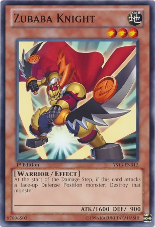 Zubaba Knight [YS13-EN012] Common Yu-Gi-Oh!