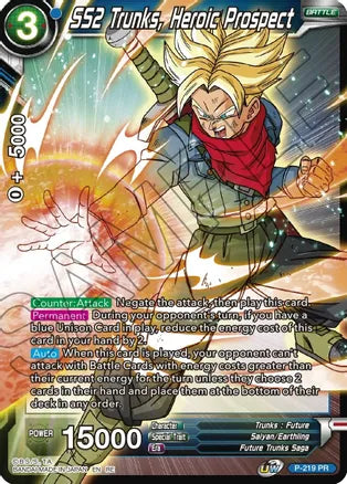 SS2 Trunks, Heroic Prospect (P-219) [Mythic Booster] Dragon Ball Super