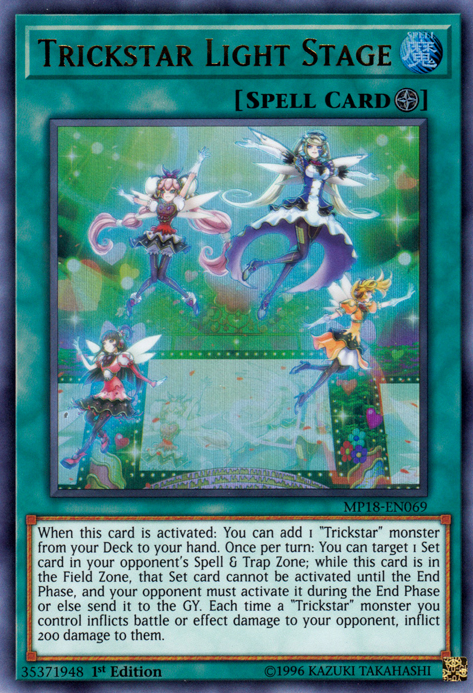 Trickstar Light Stage [MP18-EN069] Ultra Rare Yu-Gi-Oh!