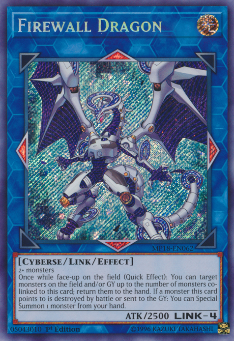 Firewall Dragon [MP18-EN062] Secret Rare Yu-Gi-Oh!