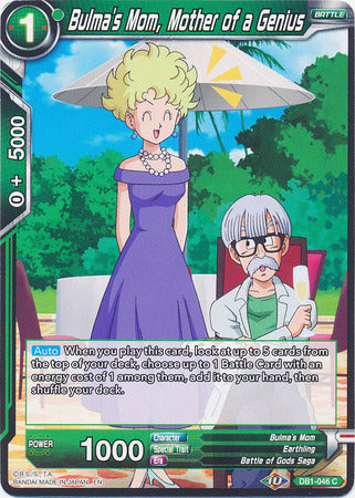 Bulma's Mom, Mother of a Genius (DB1-046) [Dragon Brawl] Dragon Ball Super