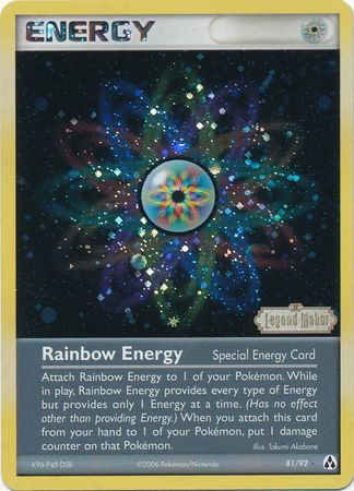 Rainbow Energy (81/92) (Stamped) [EX: Legend Maker] Pokémon