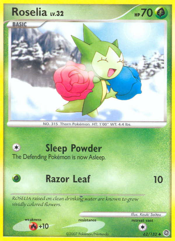 Roselia (62/132) [Diamond & Pearl: Secret Wonders] Pokémon