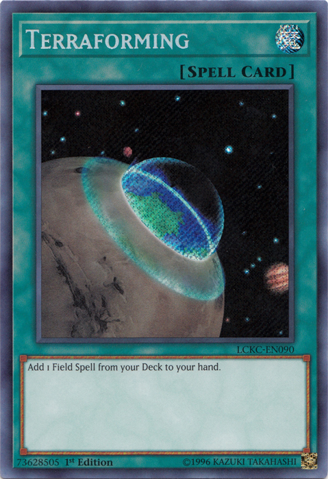 Terraforming [LCKC-EN090] Secret Rare Yu-Gi-Oh!