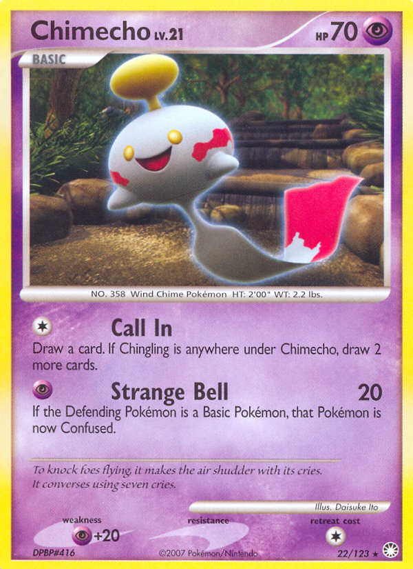 Chimecho (22/123) [Diamond & Pearl: Mysterious Treasures] Pokémon