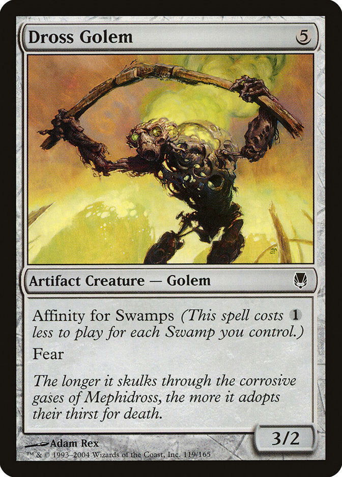 Dross Golem [Darksteel] Magic: The Gathering