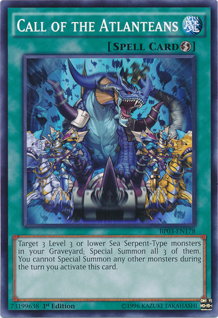 Call of the Atlanteans [BP03-EN178] Common Yu-Gi-Oh!