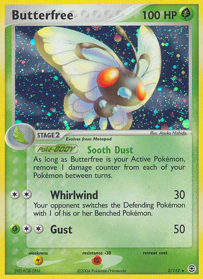 Butterfree (2/112) [EX: FireRed & LeafGreen] Pokémon