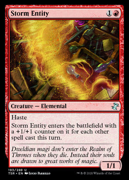 Storm Entity [Time Spiral Remastered] Magic: The Gathering