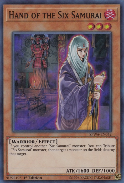 Hand of the Six Samurai [SPWA-EN042] Super Rare Yu-Gi-Oh!