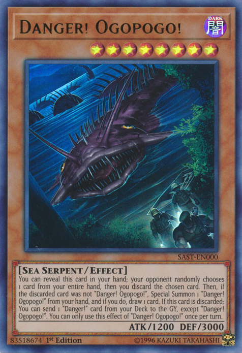 Danger! Ogopogo! [SAST-EN000] Ultra Rare Yu-Gi-Oh!