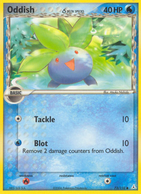 Oddish (73/110) (Delta Species) [EX: Holon Phantoms] Pokémon