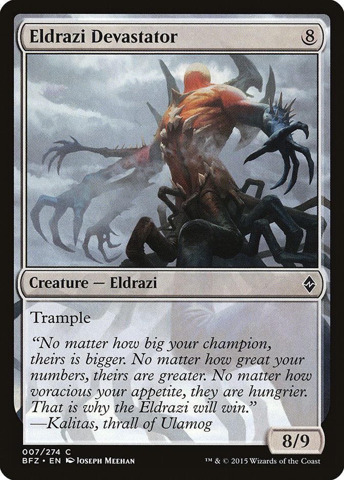 Eldrazi Devastator [Battle for Zendikar] Magic: The Gathering