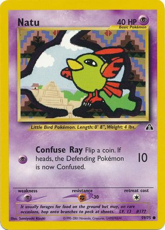 Natu (59/75) [Neo Discovery Unlimited] Pokémon