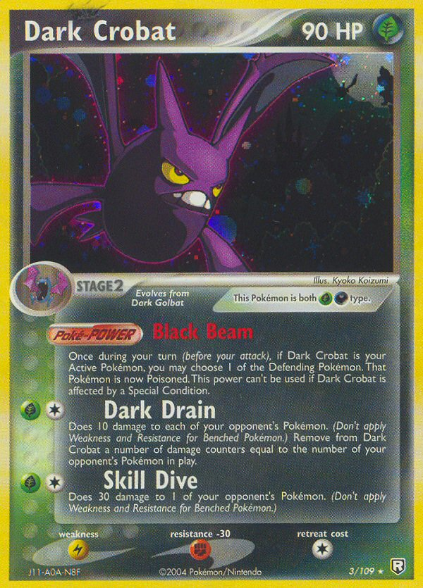 Dark Crobat (3/109) [EX: Team Rocket Returns] Pokémon