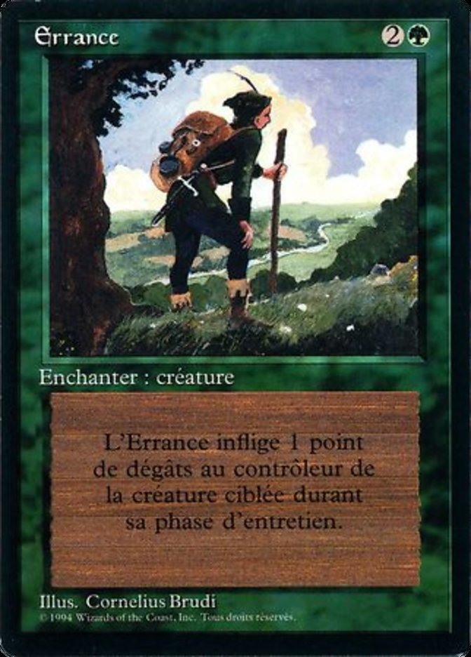 Wanderlust [Foreign Black Border] Magic: The Gathering