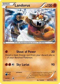 Landorus (58/111) (Theme Deck Exclusive) [XY: Furious Fists] Pokémon