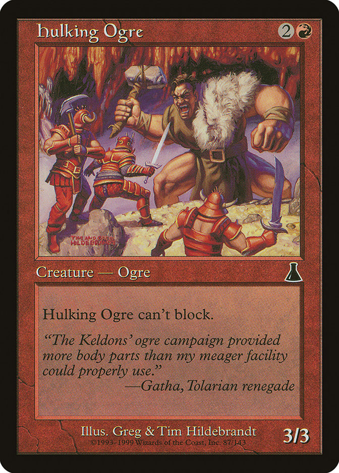 Hulking Ogre [Urza's Destiny] Magic: The Gathering