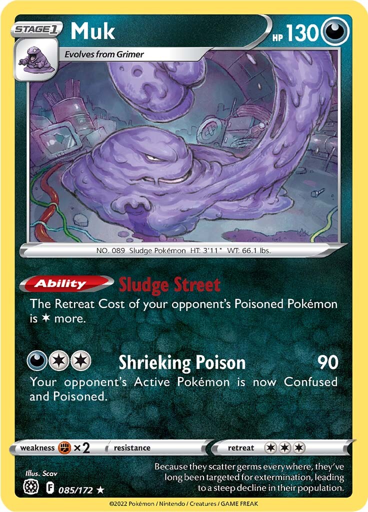 Muk (085/172) [Sword & Shield: Brilliant Stars] Pokémon