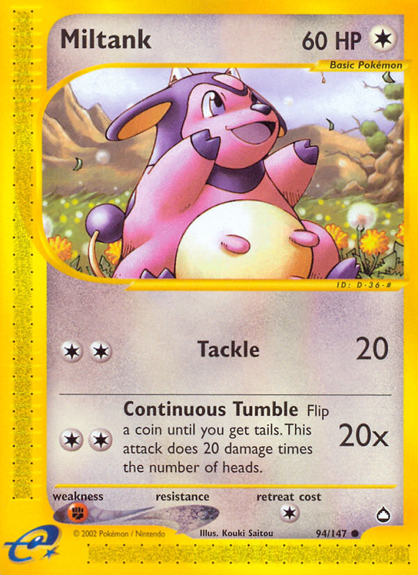 Miltank (94/147) [Aquapolis] Pokémon