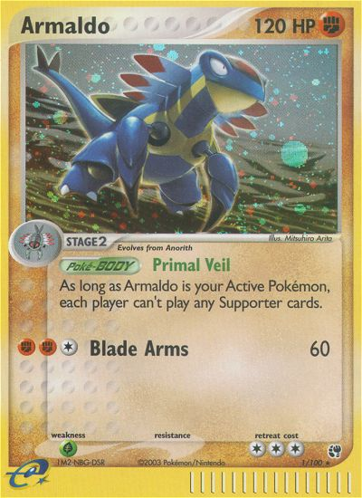 Armaldo (1/100) [EX: Sandstorm] Pokémon