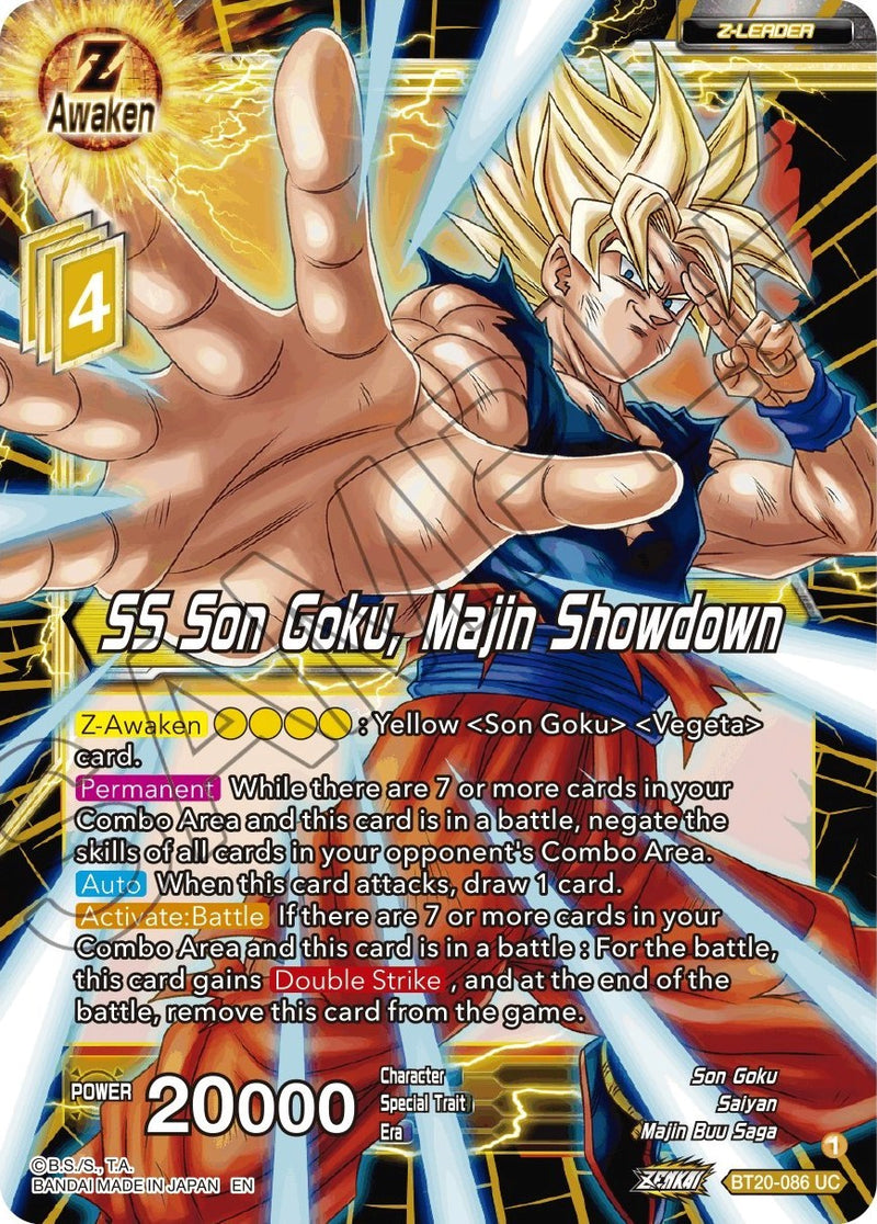 SS Son Goku, Majin Showdown (BT20-086) [Power Absorbed] Dragon Ball Super