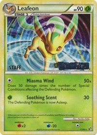 Leafeon (17/90) (Prerelease Promo) [Staff] [Nintendo: Black Star Promos] Pokémon