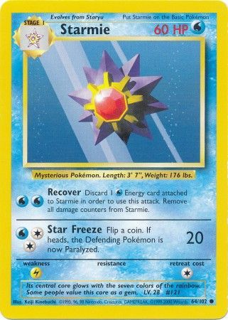 Starmie (64/102) [Base Set Unlimited] Pokémon