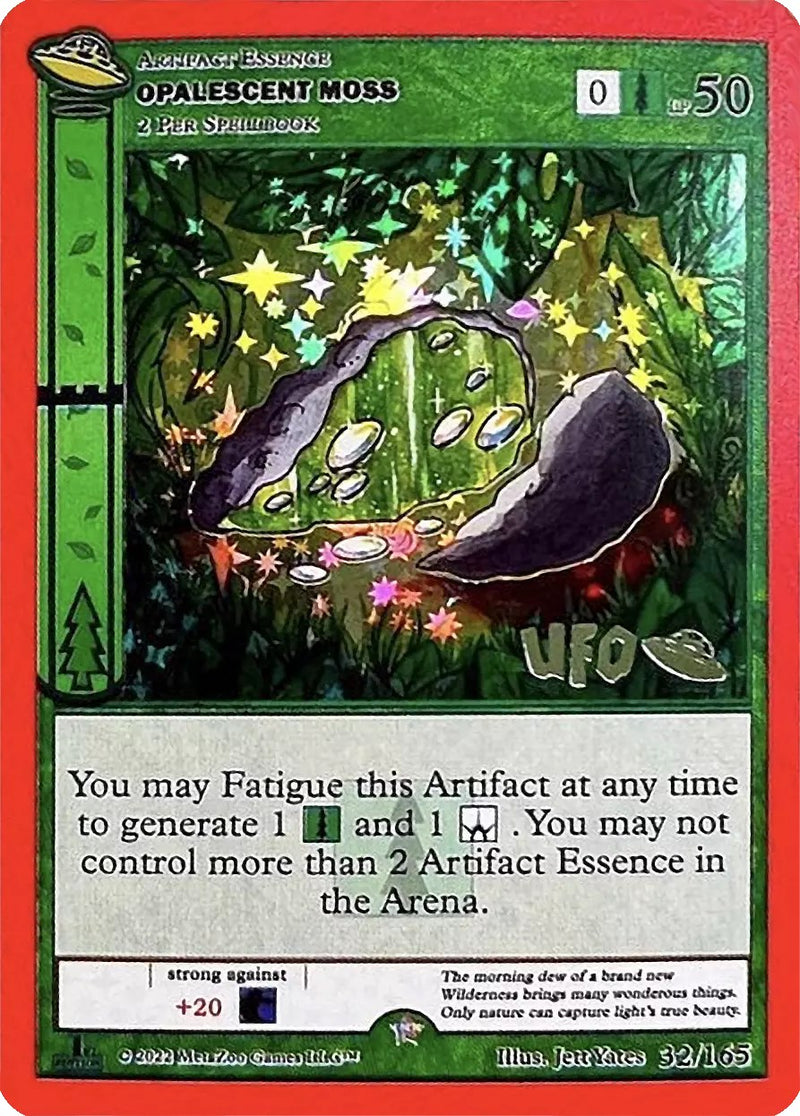Opalescent Moss [Cryptid Nation: UFO First Edition Spoiler Pack] Metazoo