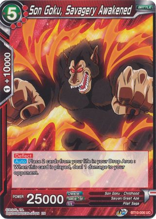 Son Goku, Savagery Awakened (BT10-006) [Rise of the Unison Warrior] Dragon Ball Super