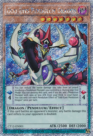 Odd-Eyes Pendulum Dragon [CT12-EN001] Secret Rare Yu-Gi-Oh!