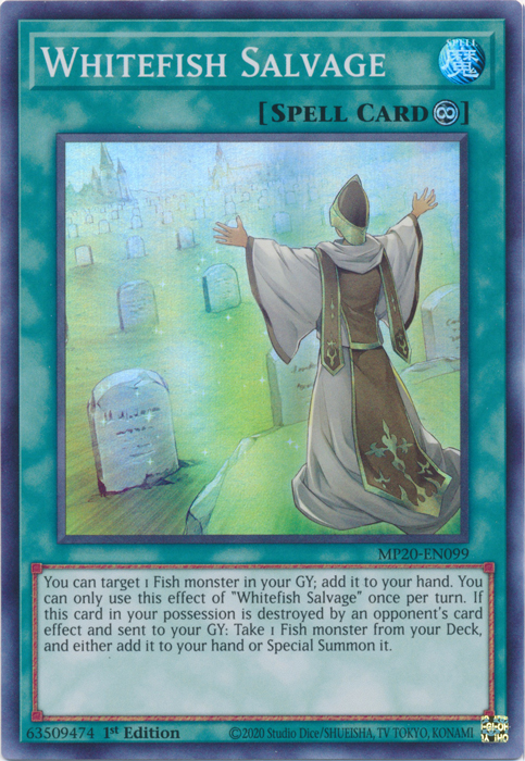 Whitefish Salvage [MP20-EN099] Super Rare Yu-Gi-Oh!