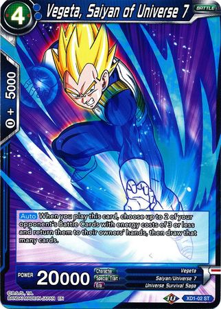 Vegeta, Saiyan of Universe 7 (XD1-02) [Assault of the Saiyans] Dragon Ball Super