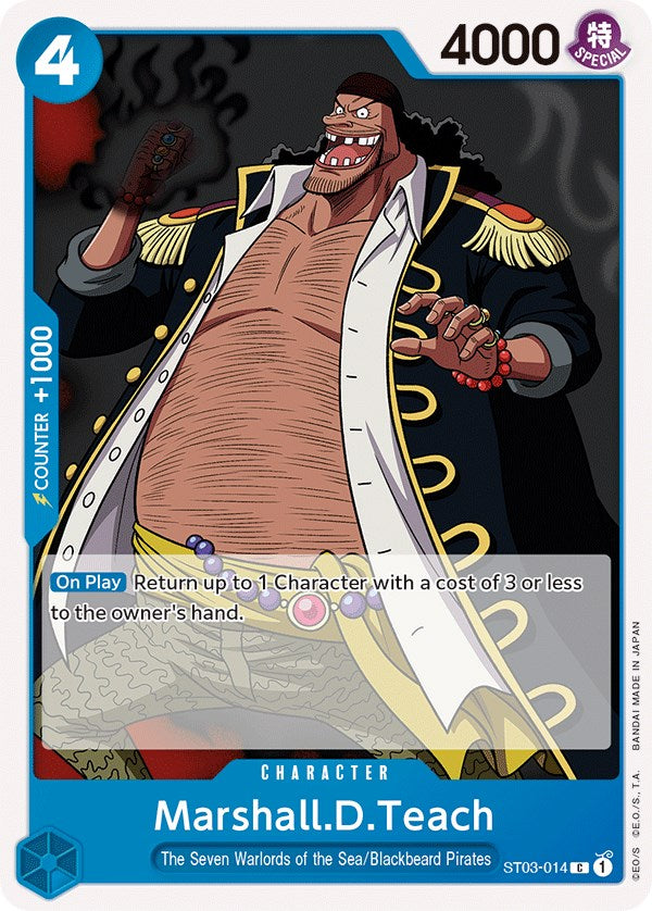Marshall.D.Teach [Starter Deck: The Seven Warlords of The Sea] Bandai
