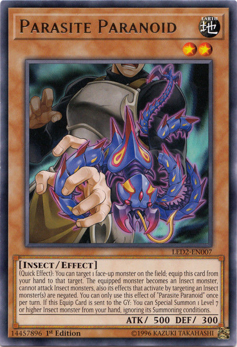 Parasite Paranoid [LED2-EN007] Rare Yu-Gi-Oh!