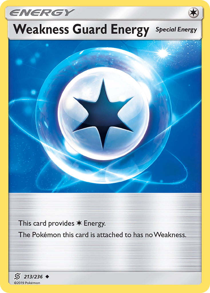 Weakness Guard Energy (213/236) [Sun & Moon: Unified Minds] Pokémon