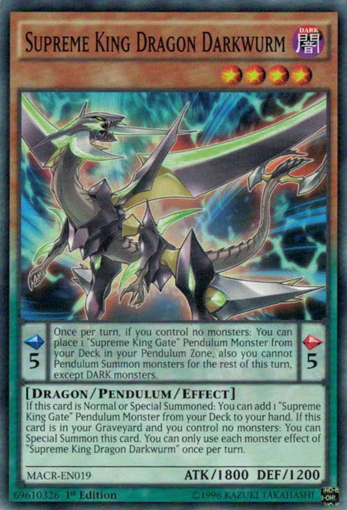 Supreme King Dragon Darkwurm [MACR-EN019] Common Yu-Gi-Oh!