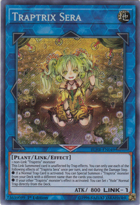 Traptrix Sera [BLHR-EN049] Secret Rare Yu-Gi-Oh!