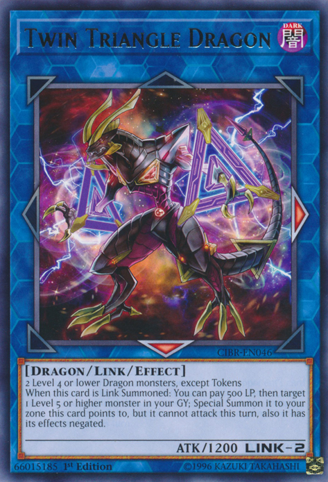 Twin Triangle Dragon [CIBR-EN046] Rare Yu-Gi-Oh!