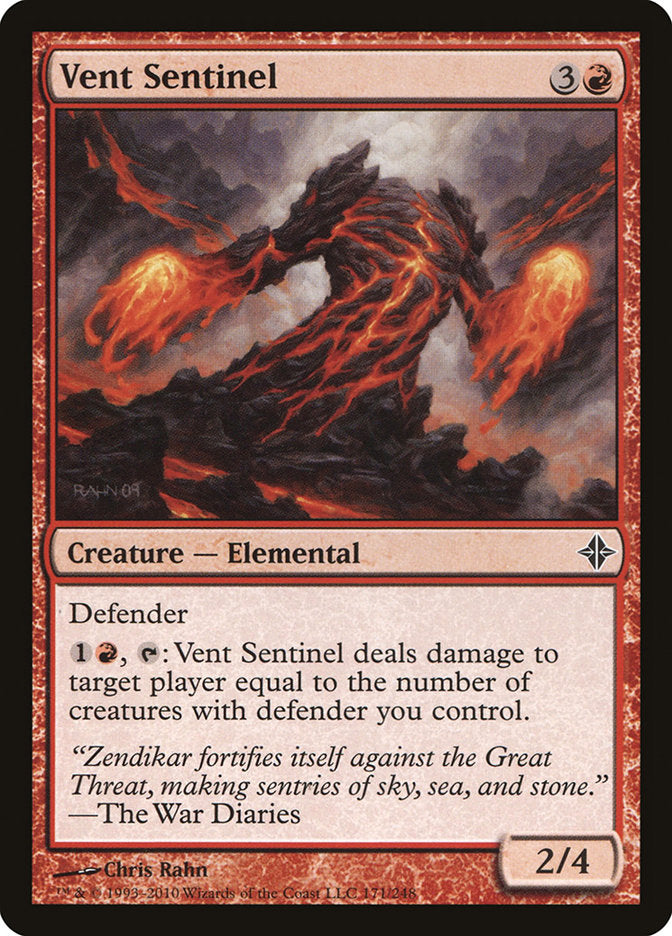 Vent Sentinel [Rise of the Eldrazi] Magic: The Gathering