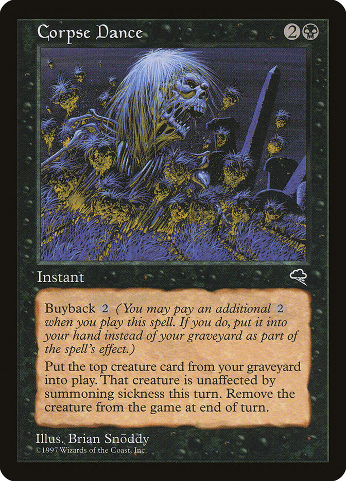 Corpse Dance [Tempest] Magic: The Gathering