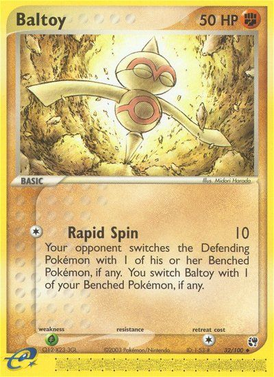 Baltoy (32/100) [EX: Sandstorm] Pokémon