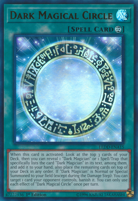 Dark Magical Circle [LEDD-ENA15] Ultra Rare Yu-Gi-Oh!